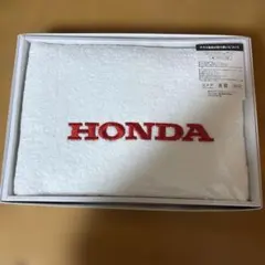 HONDA バスタオル ホワイト レッド