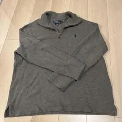Polo by Ralph Lauren グレー ハーフジップ トレーナー XL