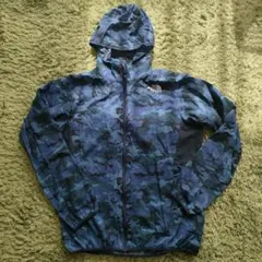 THE NORTH FACE 青系迷彩 ナイロンジャケット「S」