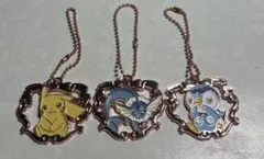 ポケモン　一番くじ　メタルチャーム　ポチャマ　シャワーズ　ピカチュウ