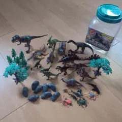 恐竜と海洋生物フィギュアセット 24体