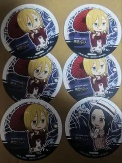 進撃の巨人 アニメイトカフェコースター(お月見)【ヒストリア/フリーダ】