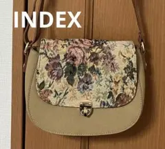 INDEX 花柄ゴブラン柄ショルダーバッグのサムネイル