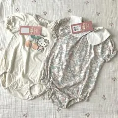 ☆新品タグ付き☆futafuta ハローキティ ロンパース 2点セット