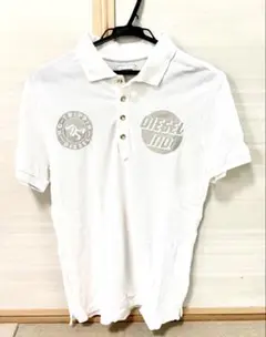 DIESEL ポロシャツ ホワイト Sサイズ