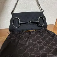 超希少　GUCCI グッチ ホースビットチェーン　バッグ クラッチ　保存袋付