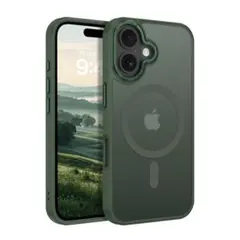 iPhone17 ケース MagSafe対応 マグネット搭載 半透明 カバー