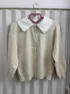 Heather 2way 襟付きカーディガン