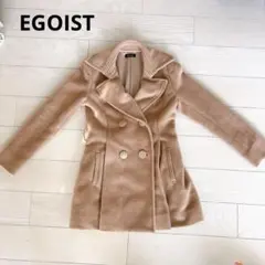 エゴイスト　コート　キャメル　ベージュ　上着　ピーコート　EGOIST