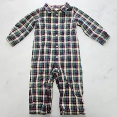 ラルフローレン ベビー 80 オーバーオール チェック ベビー服 カバーオール