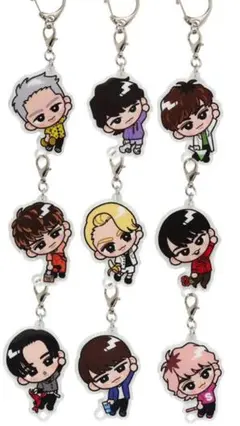 Snow Man すのチル アクリルキーホルダー 9個セット