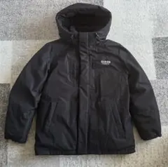 GUESS ゲス ブラック フード付き 中綿ジャケット パファージャケット L