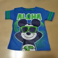 【美品】ディズニー　ミッキーマウス　半袖Tシャツ 2T