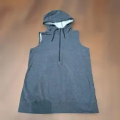 NIKE ノースリーブ パーカー グレー