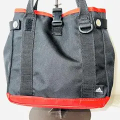 adidasアディダス　カートバッグ　ゴルフ　ブラック　レッド