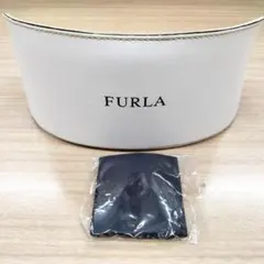 【未使用・訳あり】FURLA フルラ サングラスケース ケースのみ ソフト 白