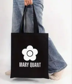 ✨希少✨美品✨MARY QUANT マリークワント トートバッグ キャンバス 黒 MARY QUANT 【送料無料】 マリークワント キャンバストート