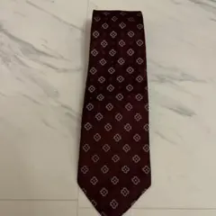 BELLUMORE 赤 花柄 ネクタイ