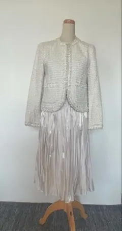 美品　イネド　ツイードセットアップスーツ　入園入学フォーマル