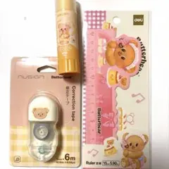 バターベア ペン型のり3本セット - メルカリ