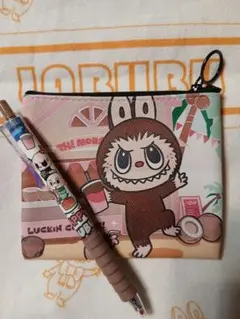 LABUBU ポーチとボールペンセット2