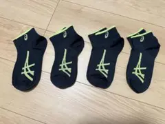 め*か様 asics アシックス ソックス 4足セット25～27cmのサムネイル