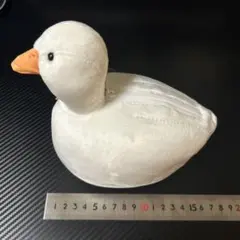 フェリシモ YOU+MORE! 真っ白アヒルのもっちりポーチ のびーっ