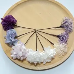 プリザーブドフラワー 髪飾り ヘッドパーツ 成人式 結婚式 振袖 前撮り