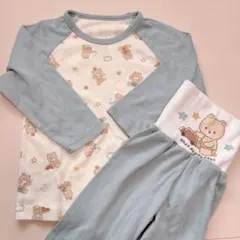 新品未使用　95 長袖パジャマ　長ズボン　腹巻き付きのサムネイル