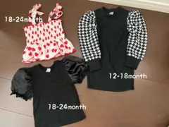 SHEINベビー服 各500円18-24month/12-18month
