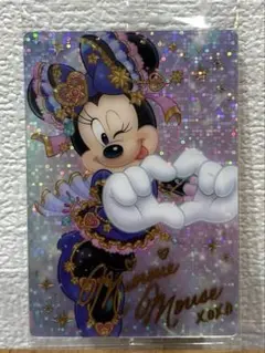 ディズニーキャラクターウエハース　ミニーサイン入り