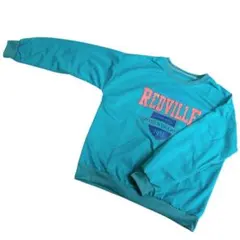 トレーナー ターコイズ スウェット M レディース おしゃれ 薄手