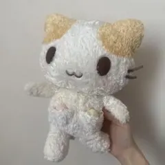激レア】マシュマロみたいなふわふわにゃんこ ぬいぐるみ レトロ