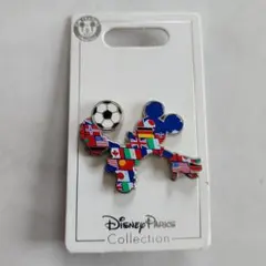 【値下げ】【未使用】ミッキーマウス サッカーピンバッジ