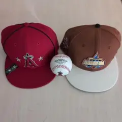 即決価格！！ロスアンゼルス・エンゼルス ニューエラ 2個セット おまけ付き