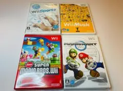 【AJt240359】Wiiソフト4点セット