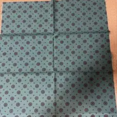 クラシック花柄プリント生地 グリーン系　USAコットン50×50cm