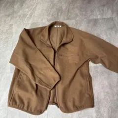 UNIQLO ブラウン フリースジャケット