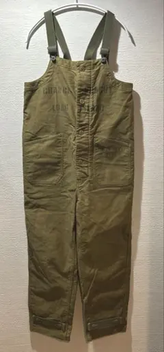 コリンボ colimbo ステンシル　デッキパンツ　ビブオーバーオール　男女兼用