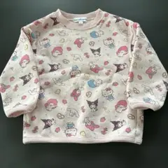 Sanrio サンリオ 総柄 トレーナー 95cm