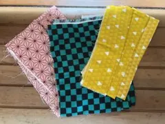 ダブルガーゼ 和柄 端切れセットB