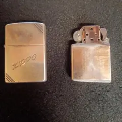 ZIPPOライター中古品、とインサイドユニットジャンクセット