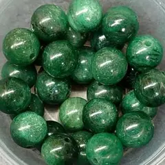 B182　深みあるグリーン　インディアンアベンチュリン　7ミリ