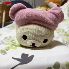 コリラックマ 帽子ニットぬいぐるみ あみぐるみ プライズ 平成レトロ