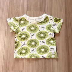 キウイ総柄Tシャツ90