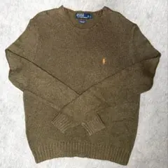 【最終価格】Ralph Lauren ニット セーター グリーン 90s