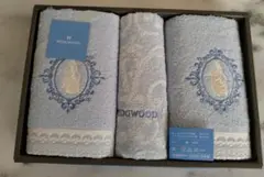 WEDGWOODタオルセット　フェイスタオル２枚ウォッシュタオル１枚