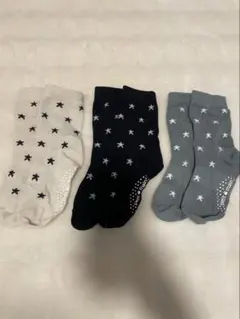 ベビー靴下 星柄 3足セット