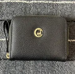 新品　財布　コインケース　小銭入れ　名刺入れ　コンパクト　黒　ブラック　おしゃれ