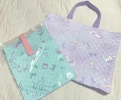 【入学準備】トートバッグ レッスンバッグ シューズバッグ シューズ袋 女の子入園